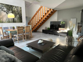 Ferienhaus 400m vom See mit Sauna, Kamin, Klima